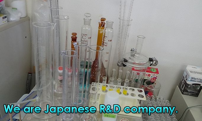 We are Japanese R&D company.