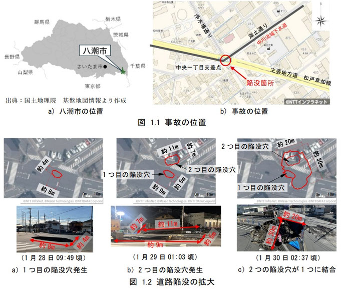 埼玉県八潮市道路陥没事故