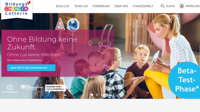 Foto: Screenshot der Lotto-Website