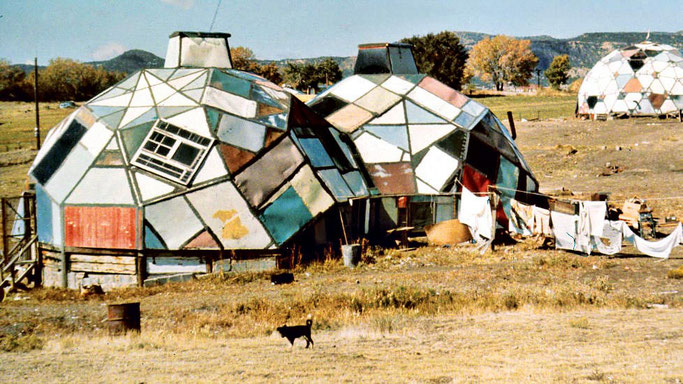 Drop City was a counterculture artists' community that formed in southern Colorado in 1965. via oyp