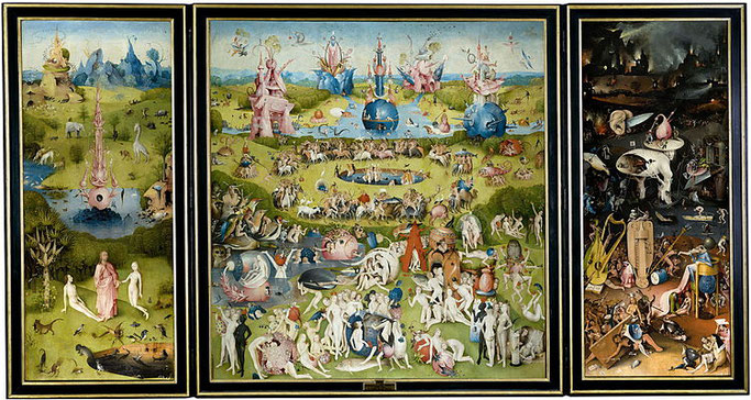 The Garden of Earthly Delights,1510-1515 Hieronymus Bosch