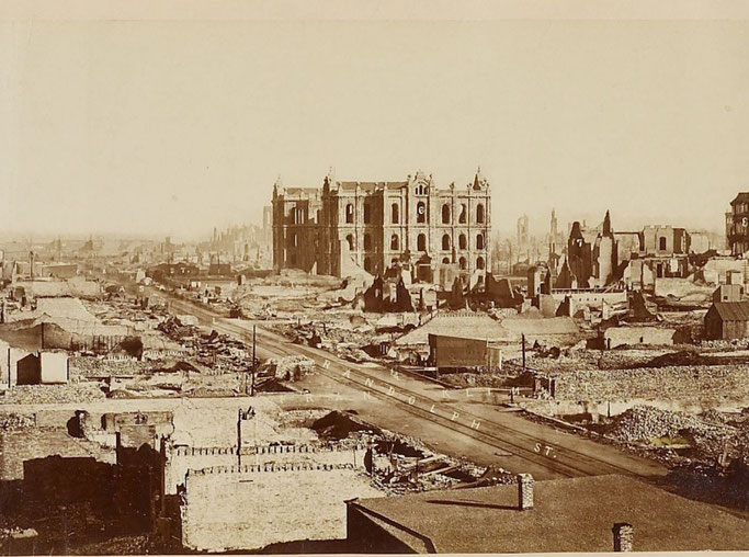 Chicago after the Chicago Fire ,1871