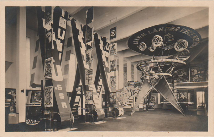 El Lissitzky’s Soviet pavilion at the Pressa exhibition in Cologne, 1928