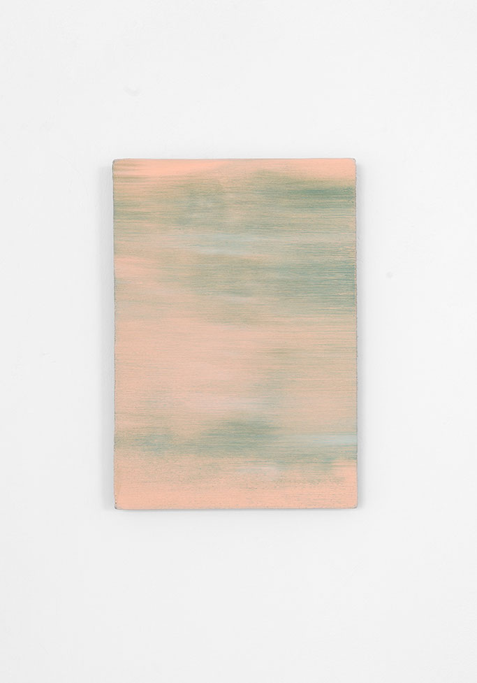Andreas Keil, Malerei, O.T., 2022, Öl auf Acryl auf Fundholz, Köln