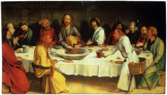 Matthias Grünewald - Abendmahlsdarstellung auf Doppeltafel; Kunstsammlungen der Veste Coburg