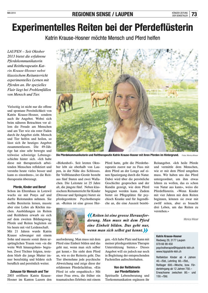 Gesundheitspraxis Katrin Hosner Komplementärtherapie in Herzogenbuchsee 