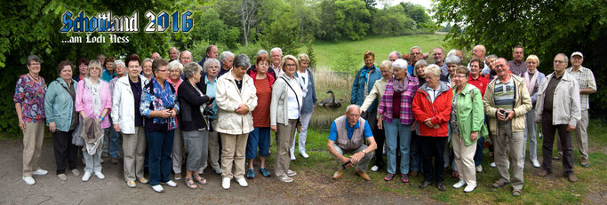 Schottland-Rundreise, Panorama-Foto - von mir erstellt aus 4(!) Einzel-Aufnahmen plus Nessie