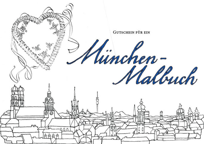 Last Minute Weihnachtsgeschenk Fur Munchner Das Munchen Malbuch
