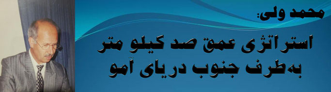 حقیقت، محمد ولی: استراتژی عمق صد کیلو متر به‌طرف جنوب دریای آمو