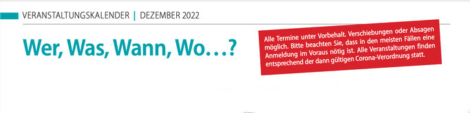 Was ist los in Veranstaltungen dieses Wochenende