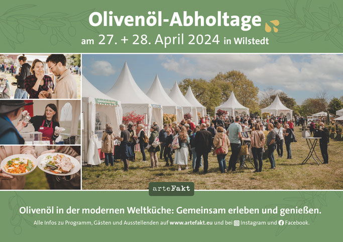 Artefakt Wilstedt Olivenoel Abholtage Termine 2023