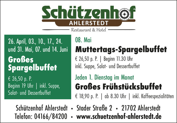 Veranstaltungen zum Muttertag: Schützenhof Ahlerstedt. 