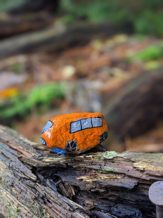 painted rocks bemalte steine spielplatz wald zeven grosses holz