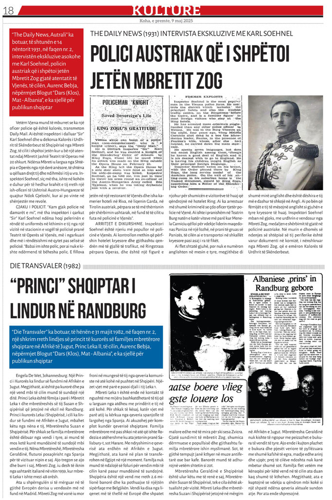 Koha, e premte, 9 maj 2025, f.18