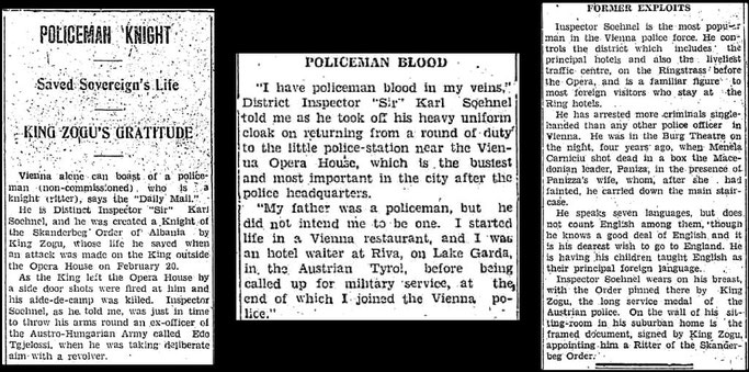 Burimi : The Daily News, e shtunë, 14 nëntor 1931, faqe n°2