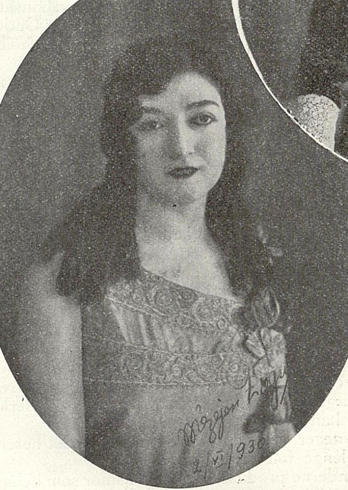 Princesha Myzejen 25-vjeçare — Burimi : Revista norvegjeze “URD”, 13 qershor 1931, faqe n°322 — 324.
