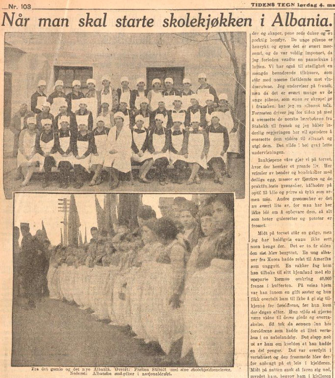 Burimi : Tidens Teng, e shtunë, 4 maj 1929, f.15.