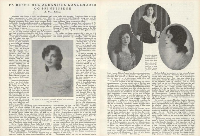 Burimi : Revista norvegjeze “URD”, 13 qershor 1931, faqe n°322 — 324
