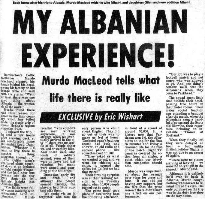 Burimi : Lennox Herald, e premte, 28 shtator 1979, ballinë.