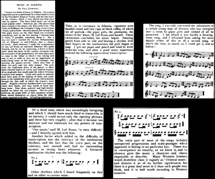 Burimi : The Musical Times, 1 maj 1926, faqe n°407-408