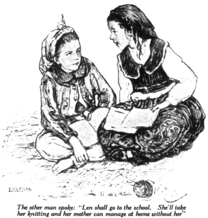 Burimi : American Junior Red Cross News, shkurt 1927, faqe n°114 – 116 // Vizatim nga Anna Milo Upjohn