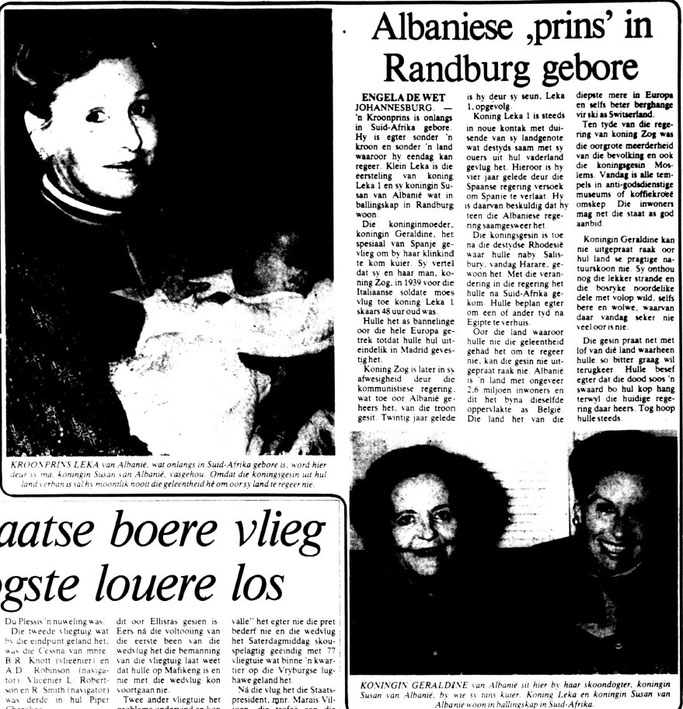 Burimi : Die Transvaler, e hënë, 31 maj 1982, faqe n°2