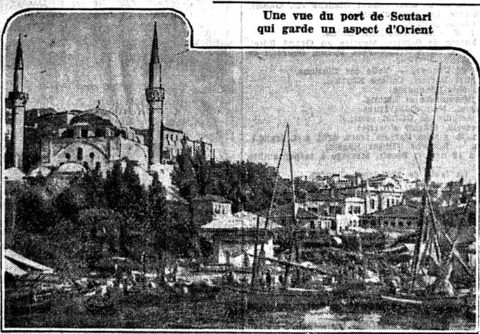 Një pamje e portit të Shkodrës që ruan një aspekt të Orientit — Burimi : gallica.bnf.fr / Bibliothèque nationale de France