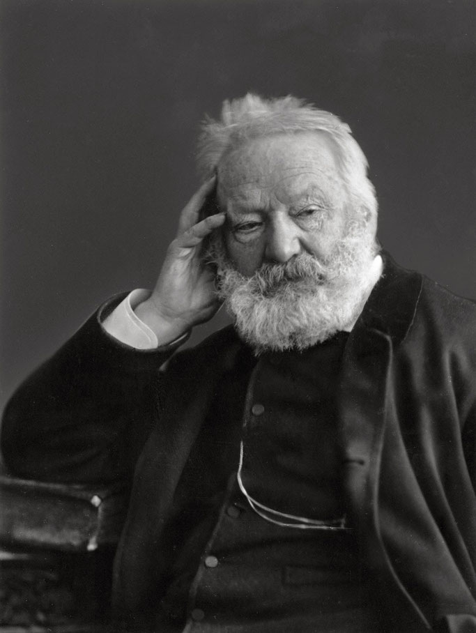 Portret i Victor Hugo nga Nadar (rreth 1884).