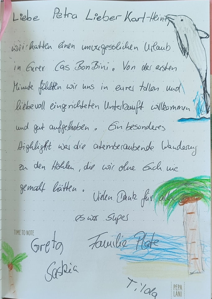gaestebuch-urlaub-curacao-ferienhaus