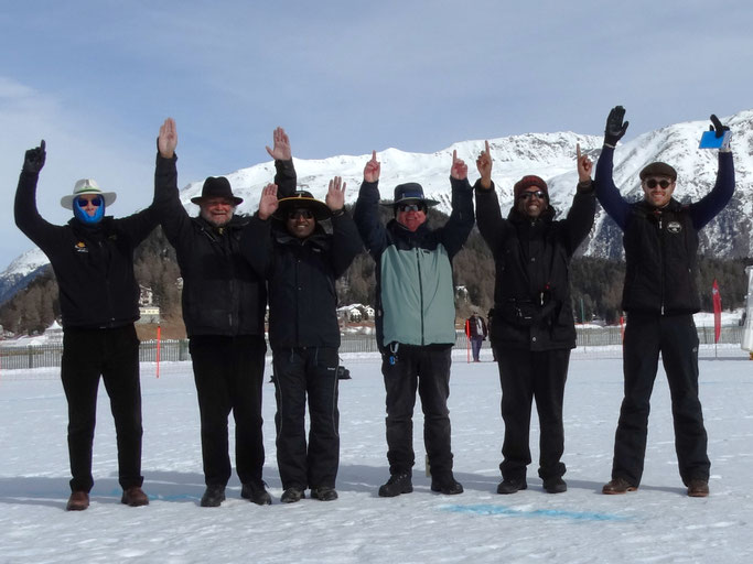 Umpires at the 2022 6 team COI Trophy (17.-19.2.2022)