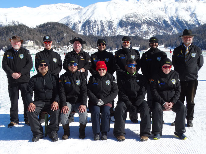 Back (l-r): A.Scott, K.Blackham, A.Mackay, G.Gaonkar, S.Tripp, R.Rajan, P.de Boeck & Front Row (l-r): A.Vyas, A.Mehmood, M.Lodge, S.Kumar, J.Lunn
