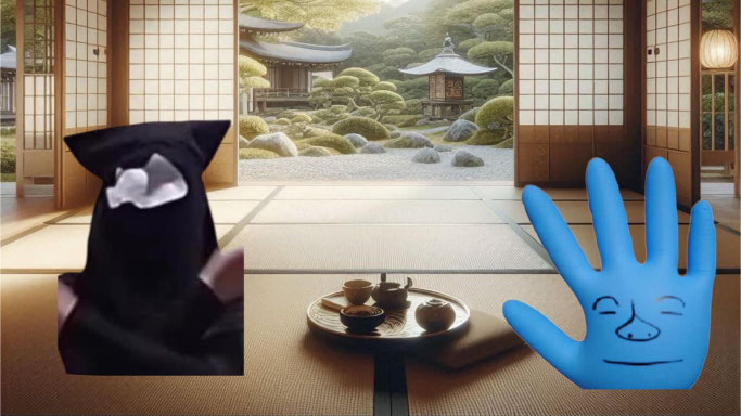 薄田寺のダサイタマ・サイタマンとアレキサンダー君