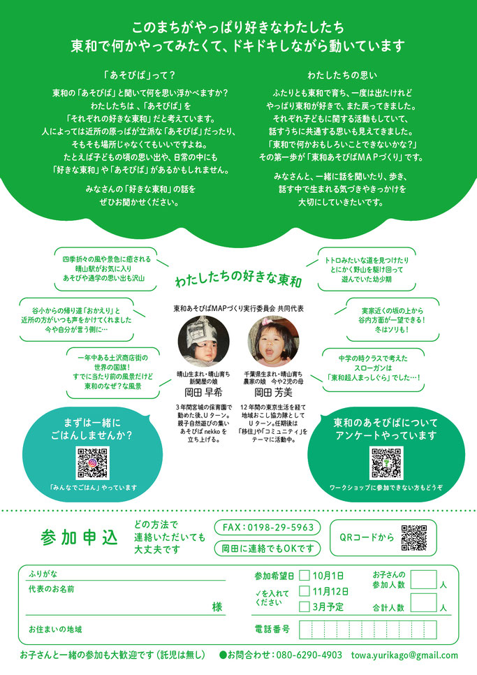 わたしたちの東和の地図をつくろう
