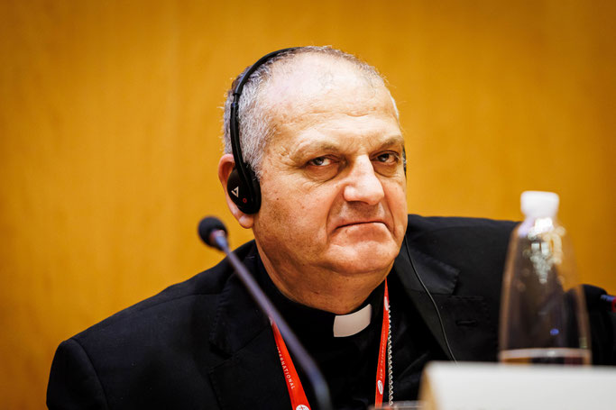 Erzbischof Jacques Mourad bei der Vorstellung des Berichts „Religionsfreiheit weltweit 2025“. © Kirche in Not