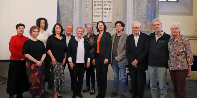 Gruppenbild der AG mit Schirmherrin Katarina Barley, Vizepräsidentin des Europaparlaments bei der Festveranstaltung im Frühjahr © Simone Bastreri