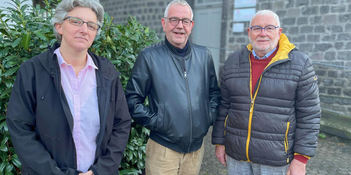 Martina Wolf, Thomas Fößel und Siegmar Stenner vom Wahlvorstand. © Julia Fröder