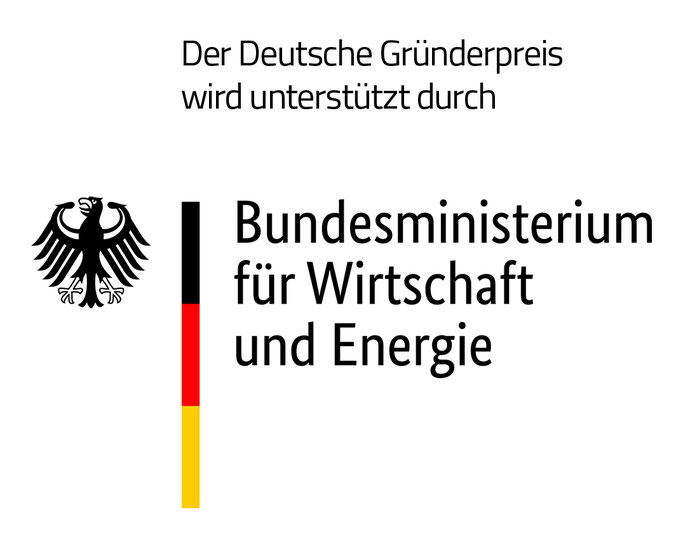 Der Deutsche Gründerpreis wird unterstützt durch das Bundesministerium für Wirtschaft und Energie.