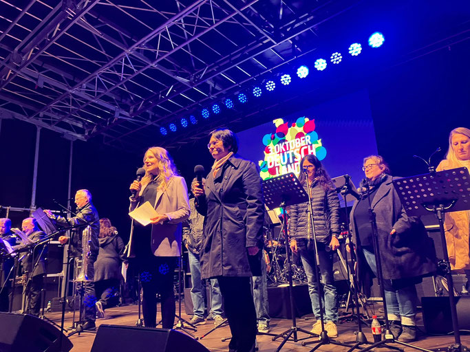 Frankfurt im vergangenen Jahr. Copyrights Initiative 3, Oktober - Deutschland singt und klingt 