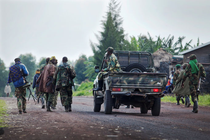 Soldaten der M23 in der Demokratischen Republik Kongo. © MONUSCO/Sylvain Liechti 