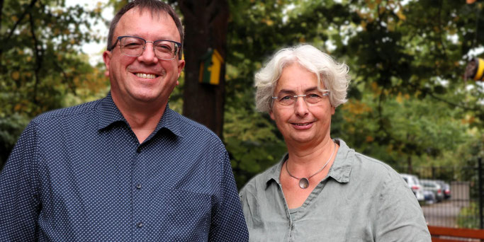 Werner Süs und Felicitas Flöthner wollen niedrigschwellige Angebote für Jung und Alt schaffen. © Julia Fröder