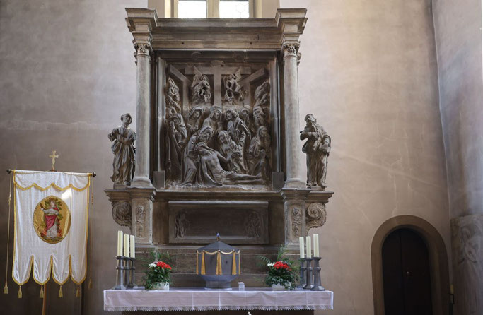 Wohl Tilman Riemenschneiders letztes Werk: der Riemenschneideraltar in Maidbronn. © Markus Hauck (POW) |