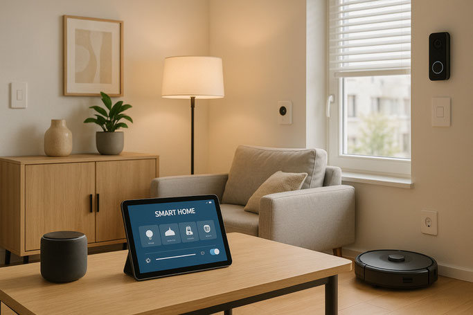 Ein Smart Home ist ein vernetztes Zuhause, in dem Geräte wie Lampen, Heizungen, Rollläden oder Sicherheitskameras zentral gesteuert werden – per App, Sprachbefehl oder automatisch. Foto: Debeka 