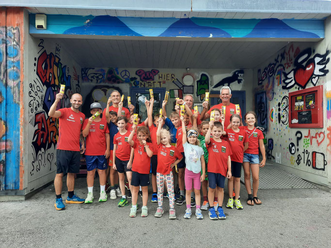 Beim letzten Training vor der Sommerpause gab es zum Abschluss ein Eis