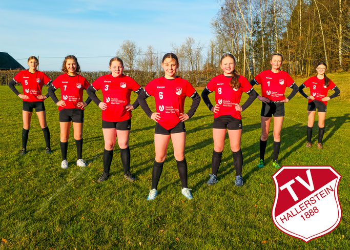  v.l. Tamara Kießling, Käthe Straus, Anni Wölfel, Charlotte Kolb, Lina Wölfel, Antonia Bergmann, Johanna Dill