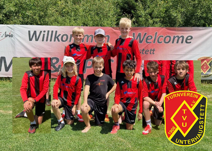 Hinten v.l.n.r. Benedikt Vogt, Louis Bäuerle, Toni Musch Vorne v.l.n.r. Matthias Berner, Luke Soppa, Alwin Öhlschläger, Noah Buck, Lias Haurand, Finn Abhau