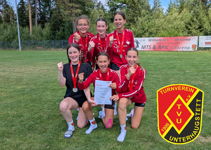 Hinten v.l.n.r. Maja Öhlschläger, Fabienne Hämmerle, Leana Mangas-Schadt Vorne v.l.n.r. Alena Geiss, Alizee Gerhardt, Sophia Pfrommer