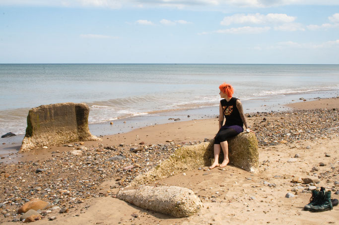 Ausfahrt zum Strand - Beton und ich am Meer - Zebraspider DIY Anti-Fashion Blog