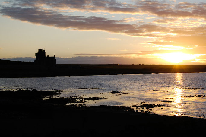 Urlaub in Schottland Teil 1 - Nordküste Sonnenuntergang Castle of Mey - Zebraspider DIY Anti-Fashion Blog