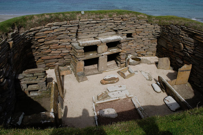 Urlaub Orkney Inseln - Skara Brae Haus 1 - Zebraspider DIY Anti-Fashion Blog