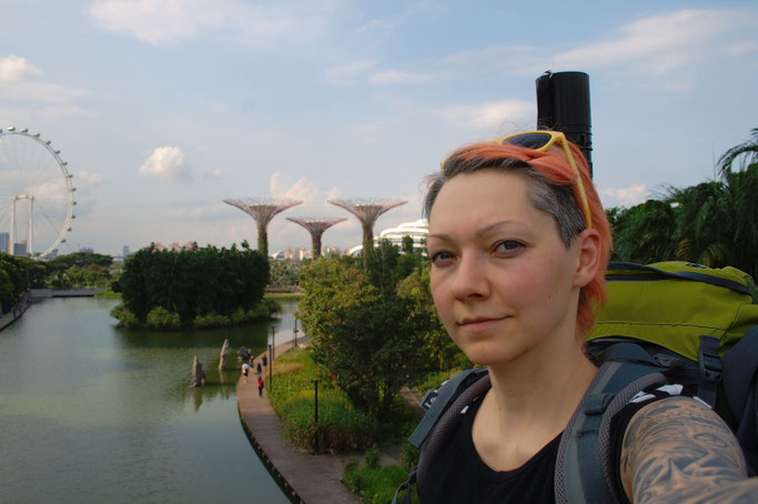 Genähte Kleinigkeit und große Reise - ich in Singapur - Zebraspider DIY Anti-Fashion Blog